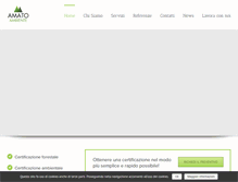 Tablet Screenshot of amatoambiente.com